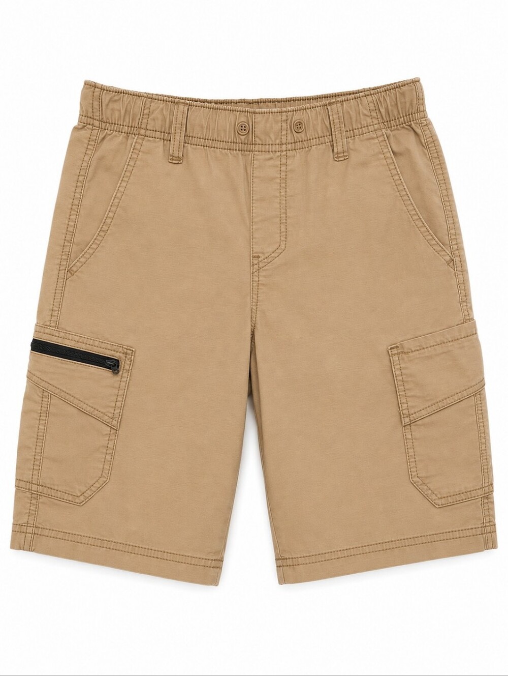 🚗SALE! BOY'S stretch waist khaki cargo shorts size 10/12